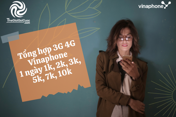 Tổng hợp 3G 4G Vinaphone 1 ngày 1k, 2k, 3k, 5k, 7k, 10k.thegioigoicuoc.com